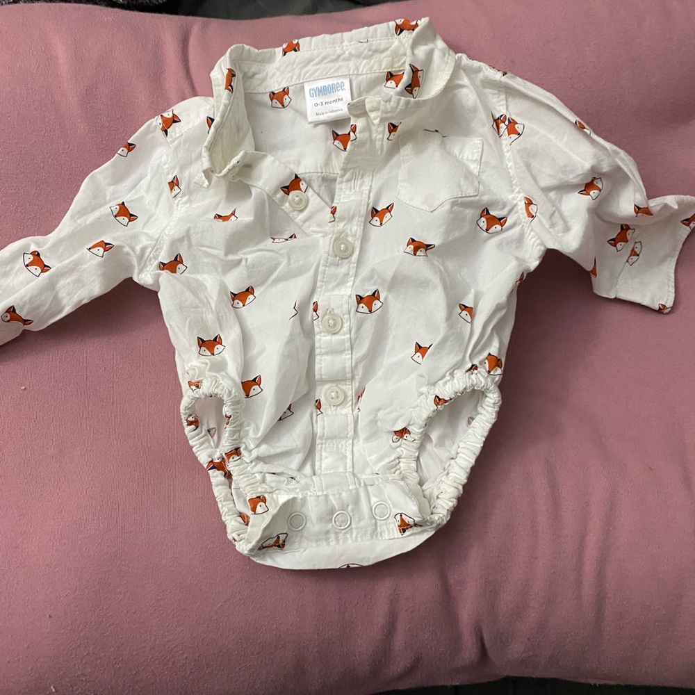 2/$10 fox button up